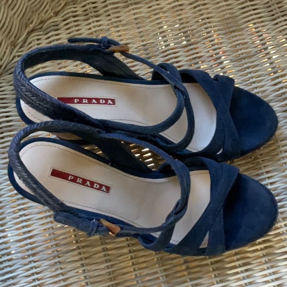 Prada Wedges Sandals - Picture 1 of 9